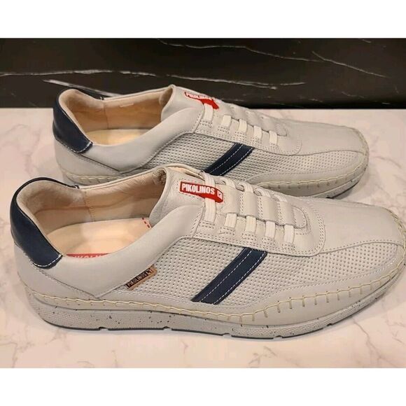 Pikolinos Men's FUENCARRAL Multicolor Sneakers w stitching Espuma White 42/8US - Picture 4 of 16